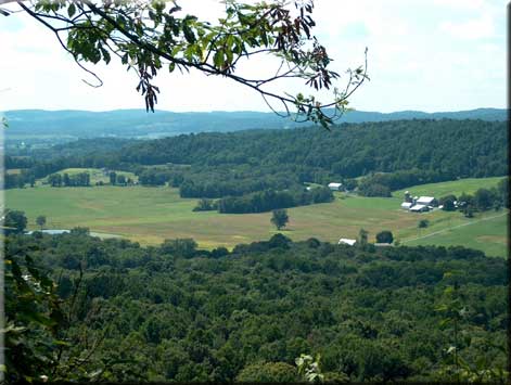 Photograph of a valley in Pike Township